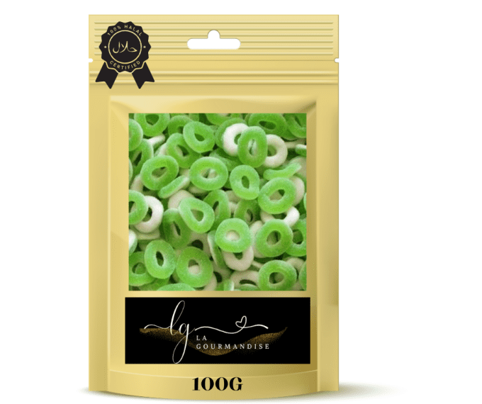 Anneaux sucrés pomme halal