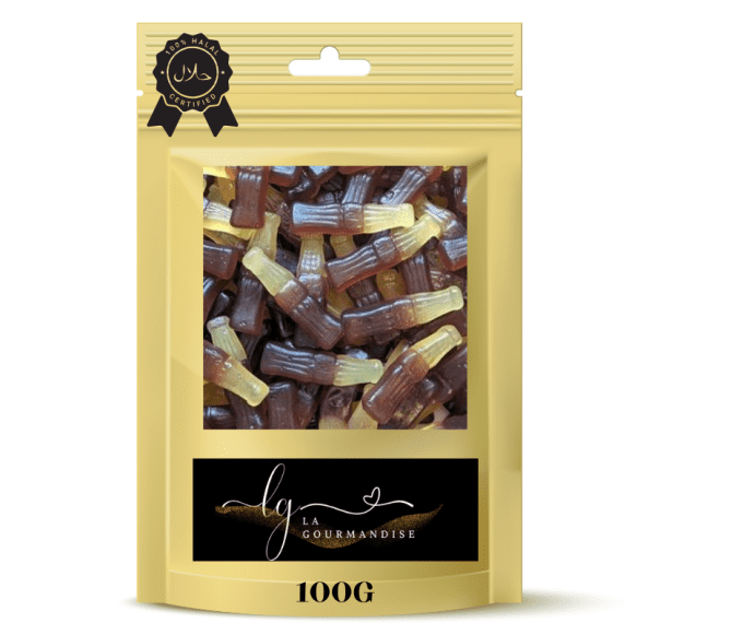 Bouteilles de cola lisses halal