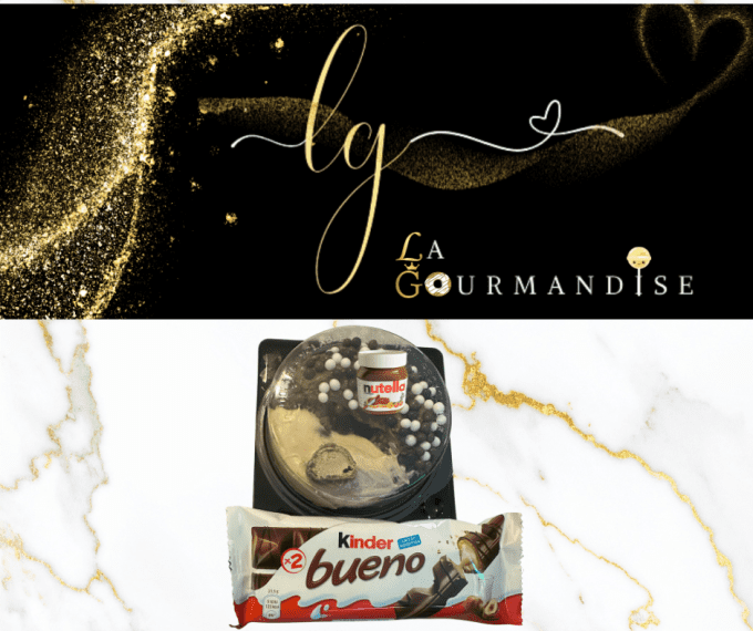 Donuts duo nappé nutella et bueno 