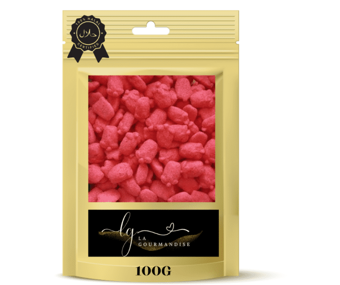 Fraise fouettée rouge sucrée halal