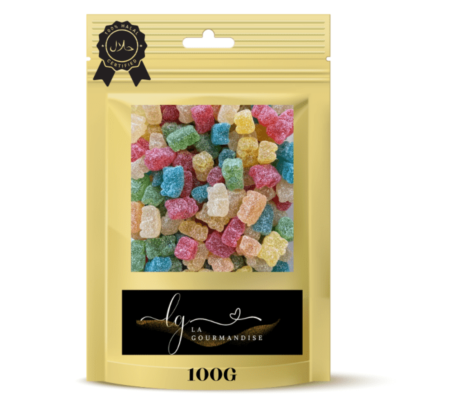 Mini oursons sucrés halal 